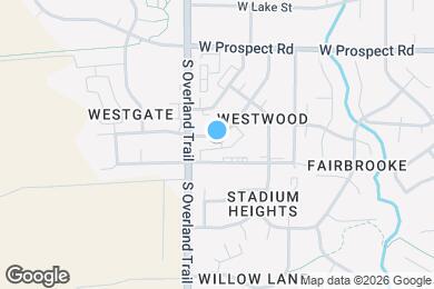 Map image of the property - 1736 Azalea Dr