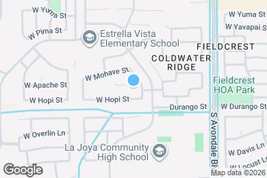 Map image of the property - 11759 W Apache St