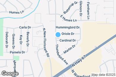 Map image of the property - 2010 Thunderbird Ave