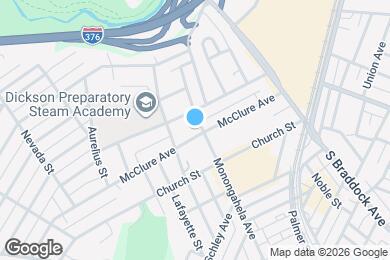 Map image of the property - 1704 Monongahela Ave