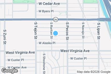 Map image of the property - 1476 W Dakota Ave