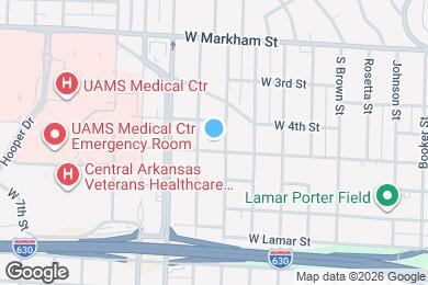Map image of the property - 3710 W Capitol Ave