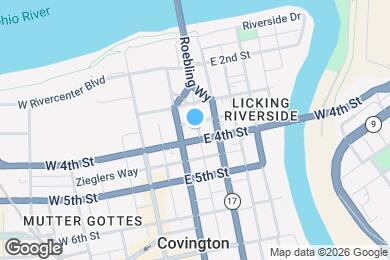 Map image of the property - 115 Park Pl