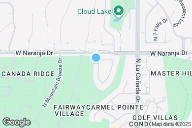 Map image of the property - 11151 N Desert Flower Dr