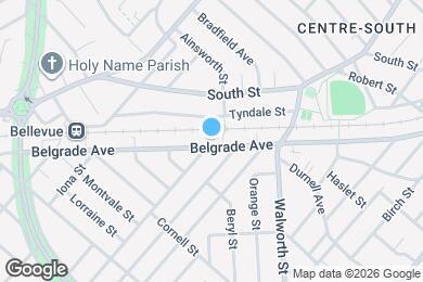 Map image of the property - 221 Belgrade Ave