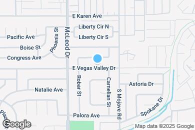Map image of the property - 3112 E Vegas Valley Dr