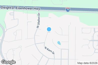 Map image of the property - 38 N Kern Dr