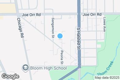 Map image of the property - 724 Peoria St