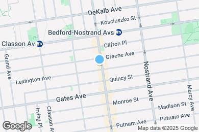 Map image of the property - 1094 Bedford Ave