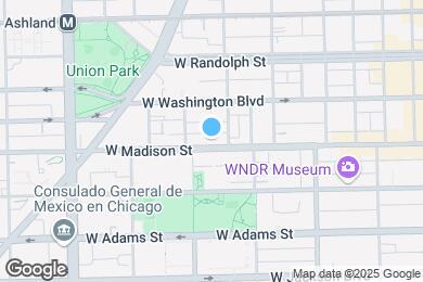 Map image of the property - 1338 W Madison St