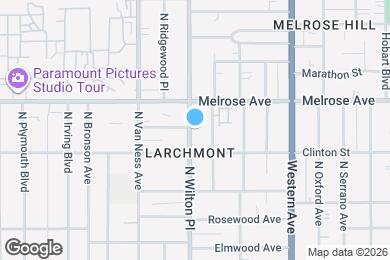 Map image of the property - 626 N Wilton Pl