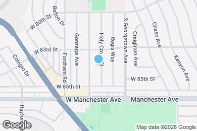 Map image of the property - 8335 Holy Cross Pl