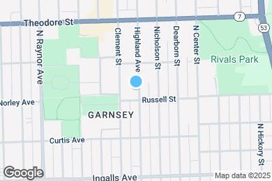 Map image of the property - 1407 Highland Ave