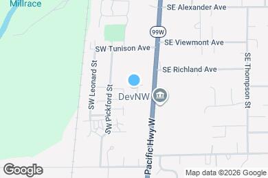 Map image of the property - 2530 SW Coho St