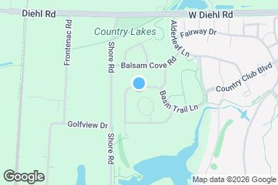 Map image of the property - 2528 Basin Trail Ln