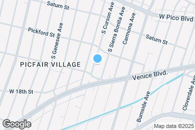 Map image of the property - 1638 S Curson Ave