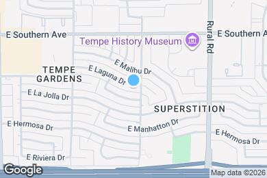 Map image of the property - 537 E Laguna Dr