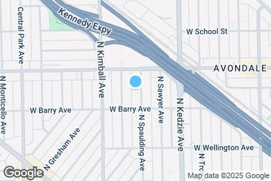 Map image of the property - 3126 N Spaulding Ave