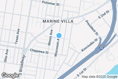 Map image of the property - 1936 Winnebago St