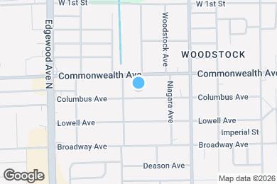Map image of the property - 3357 Columbus Ave