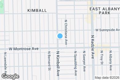 Map image of the property - 4429 N Kimball Ave