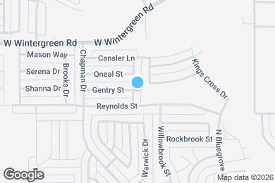 Map image of the property - 1814 McNeely St