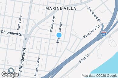 Map image of the property - 1939 Chippewa St