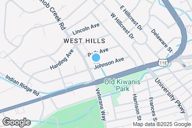 Map image of the property - 830 Johnson Ave