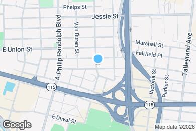 Map image of the property - 705 Franklin St