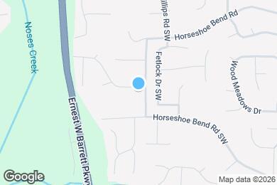 Map image of the property - 2764 Horseshoe Bend Rd SW
