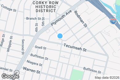 Map image of the property - 121 Dover St