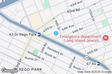 Map image of the property - 97-13 64th Rd