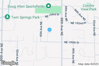 Map image of the property - 19032 86th Ave NE