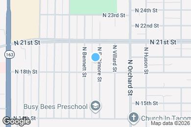 Map image of the property - 1812 N Baltimore St