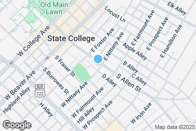 Map image of the property - 326 S Allen St