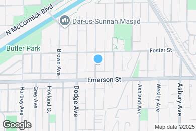 Map image of the property - 1921 Darrow Ave