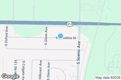 Map image of the property - 2804 W Washita St