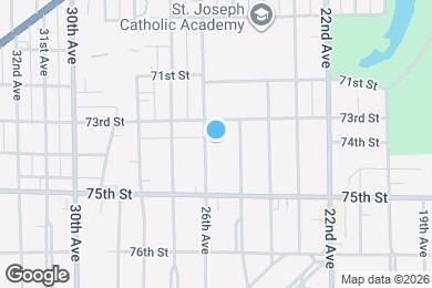 Map image of the property - 7321 26th Ave
