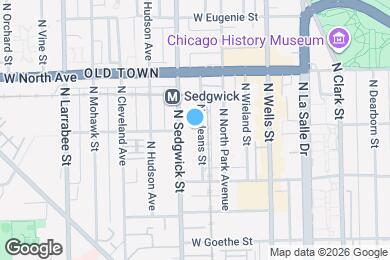 Map image of the property - 1456 N Orleans St
