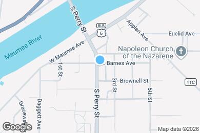 Map image of the property - 604 S Perry St