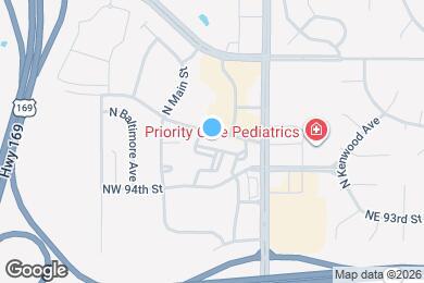 Map image of the property - Villas at North Oak