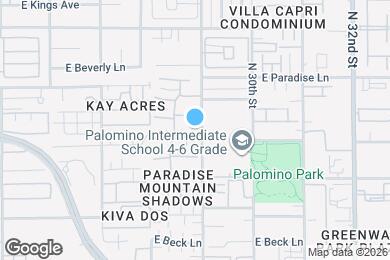 Map image of the property - 2844 E Marconi Ave