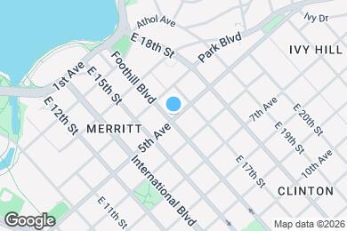 Map image of the property - 448 Foothill Blvd