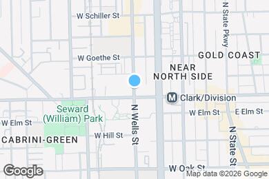 Map image of the property - 1213 N Wells St