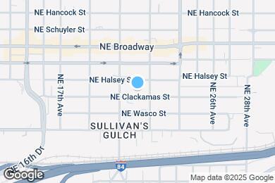 Map image of the property - 2149 NE Clackamas St