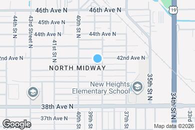 Map image of the property - 3815 41st Ave N