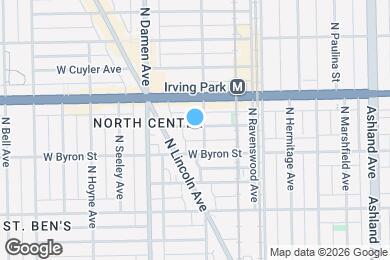 Map image of the property - 1913 W Larchmont Ave