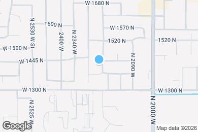Map image of the property - 1401 N 2225 W