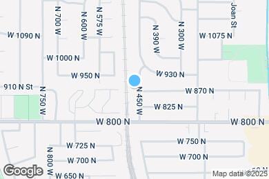 Map image of the property - 877 N 450 W