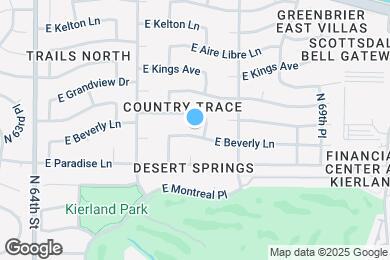 Map image of the property - 6722 E Beverly Ln